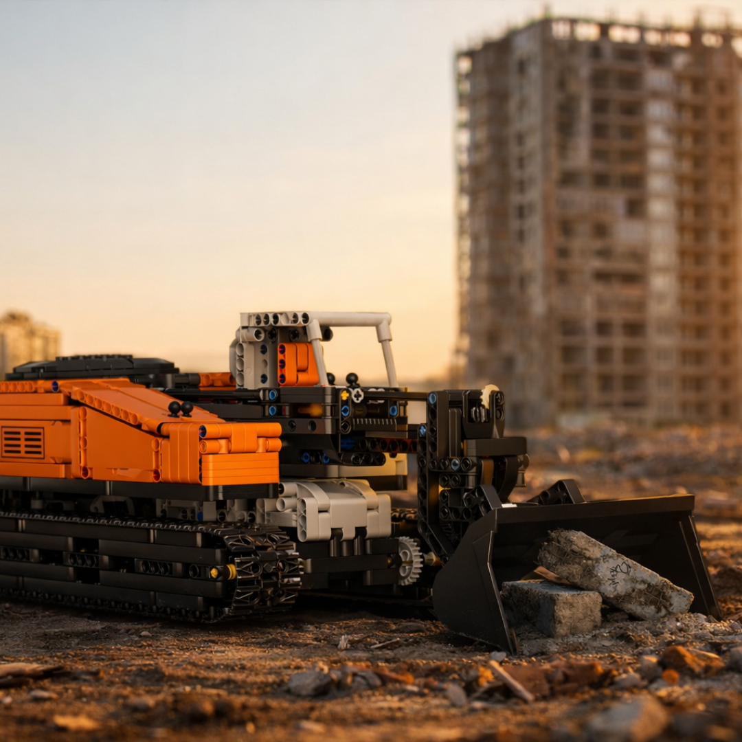 Escavadeira de Esteiras (1423 peças)