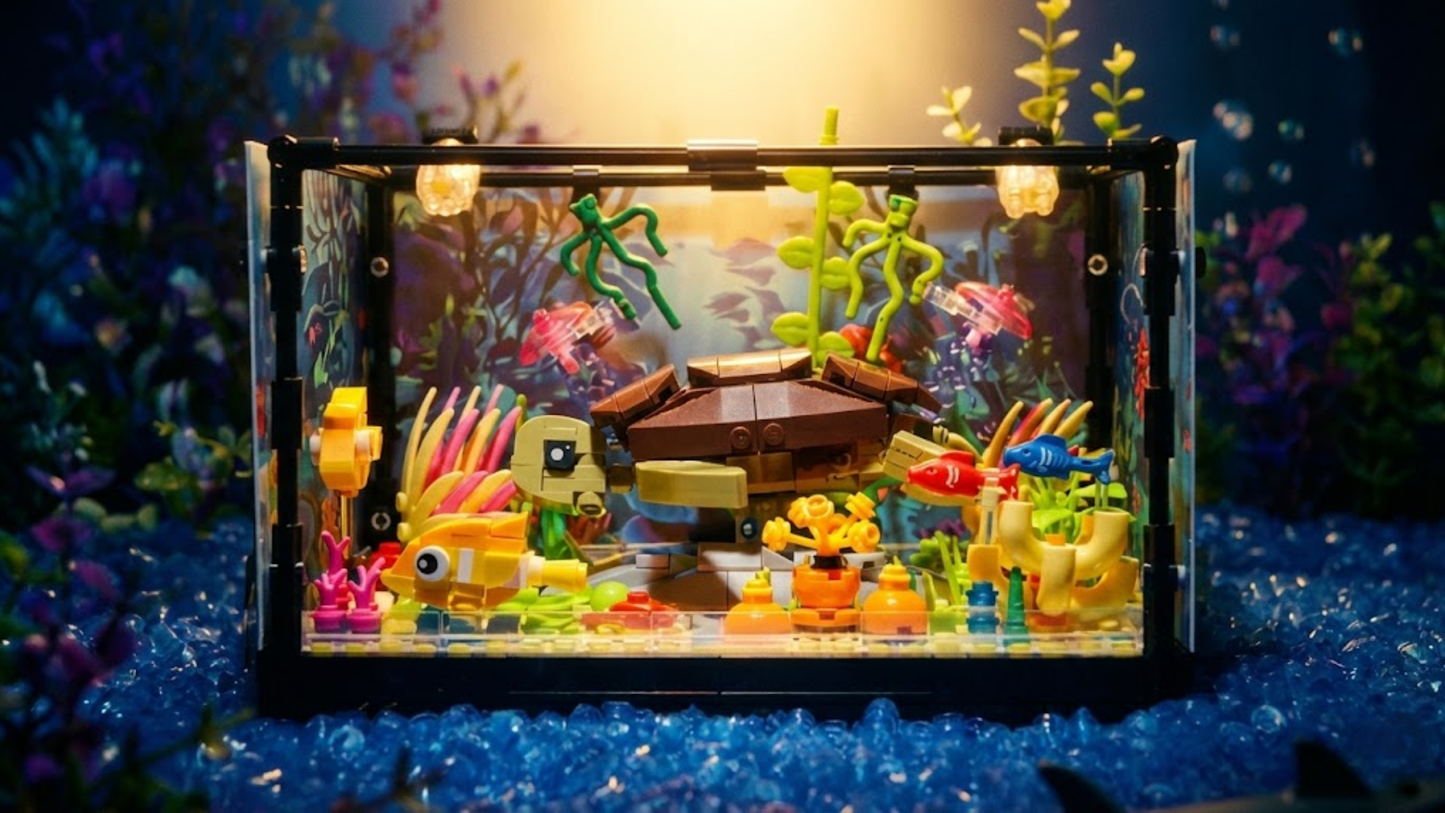 Aquário Iluminado: Tartaruga (753 peças)