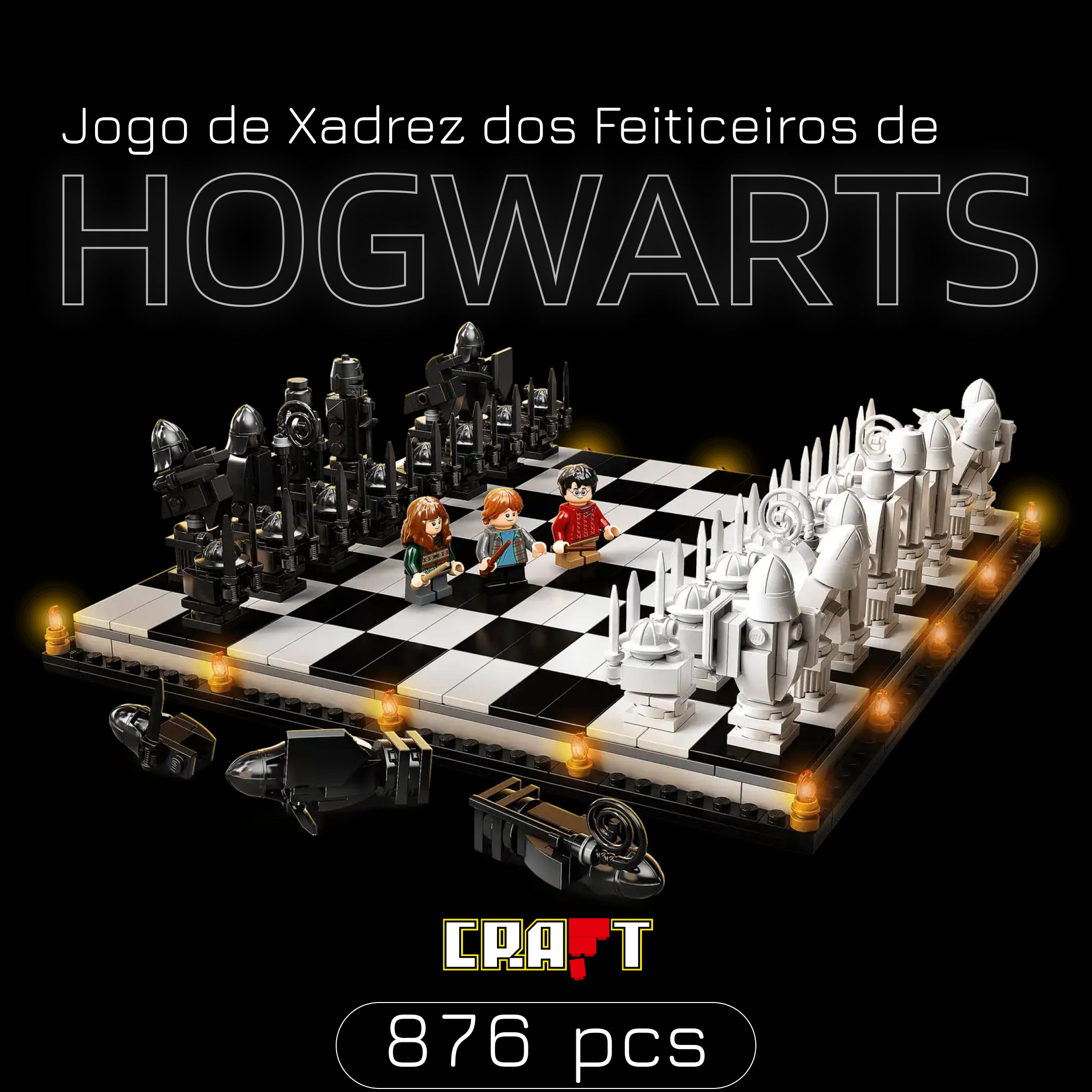 Harry Potter - Jogo de Xadrez dos Feiticeiros de Hogwarts - (876
