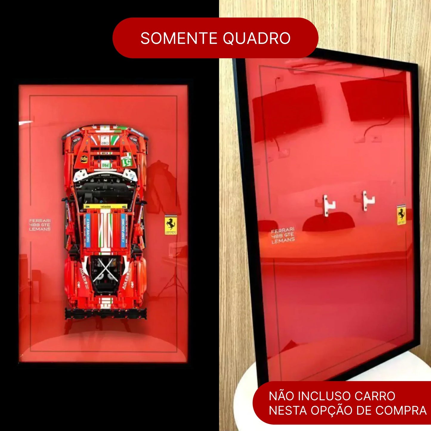 Quadro de Acrílico - Ferrari 488 GTE