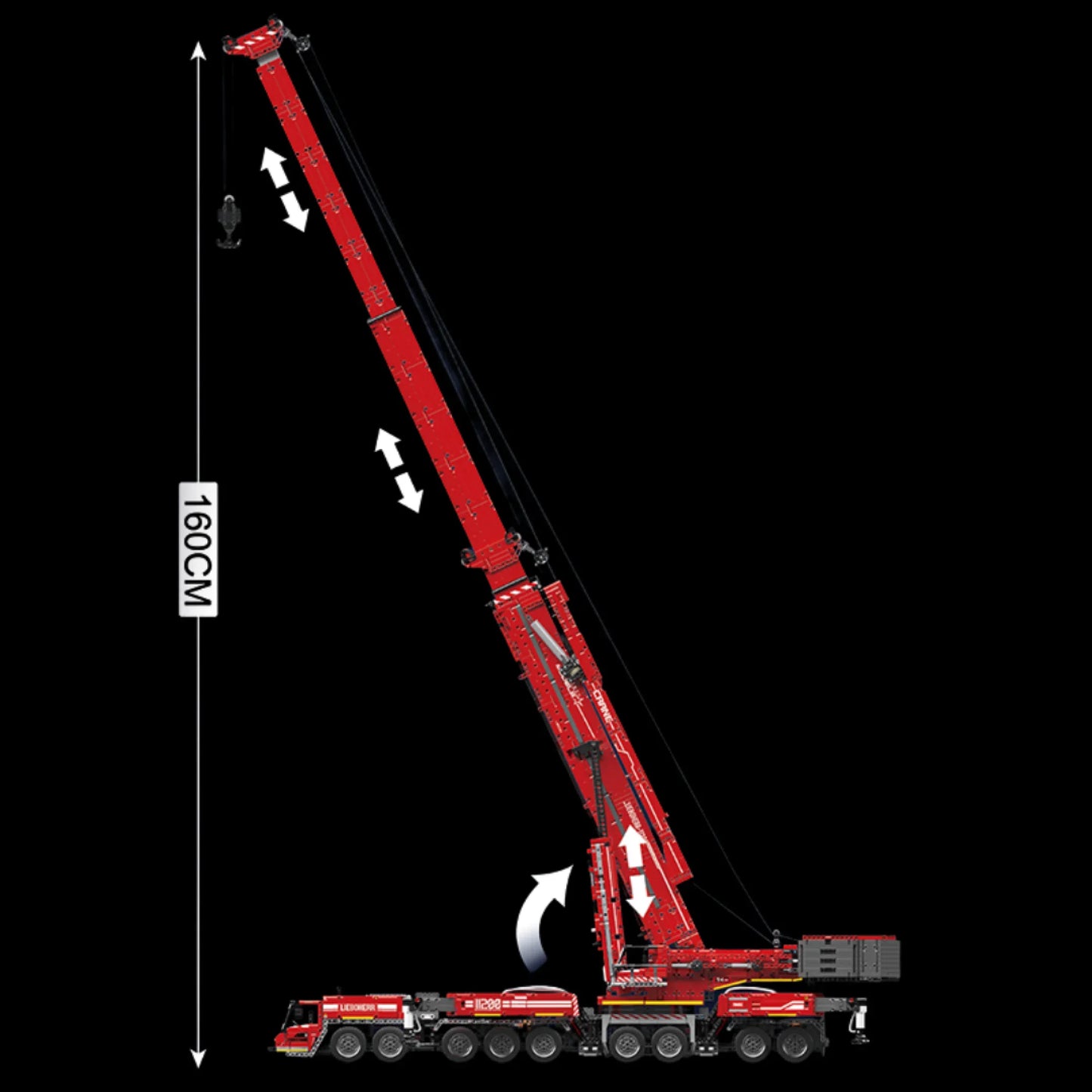 Grua Liebherr LTM11200 (8506 peças)