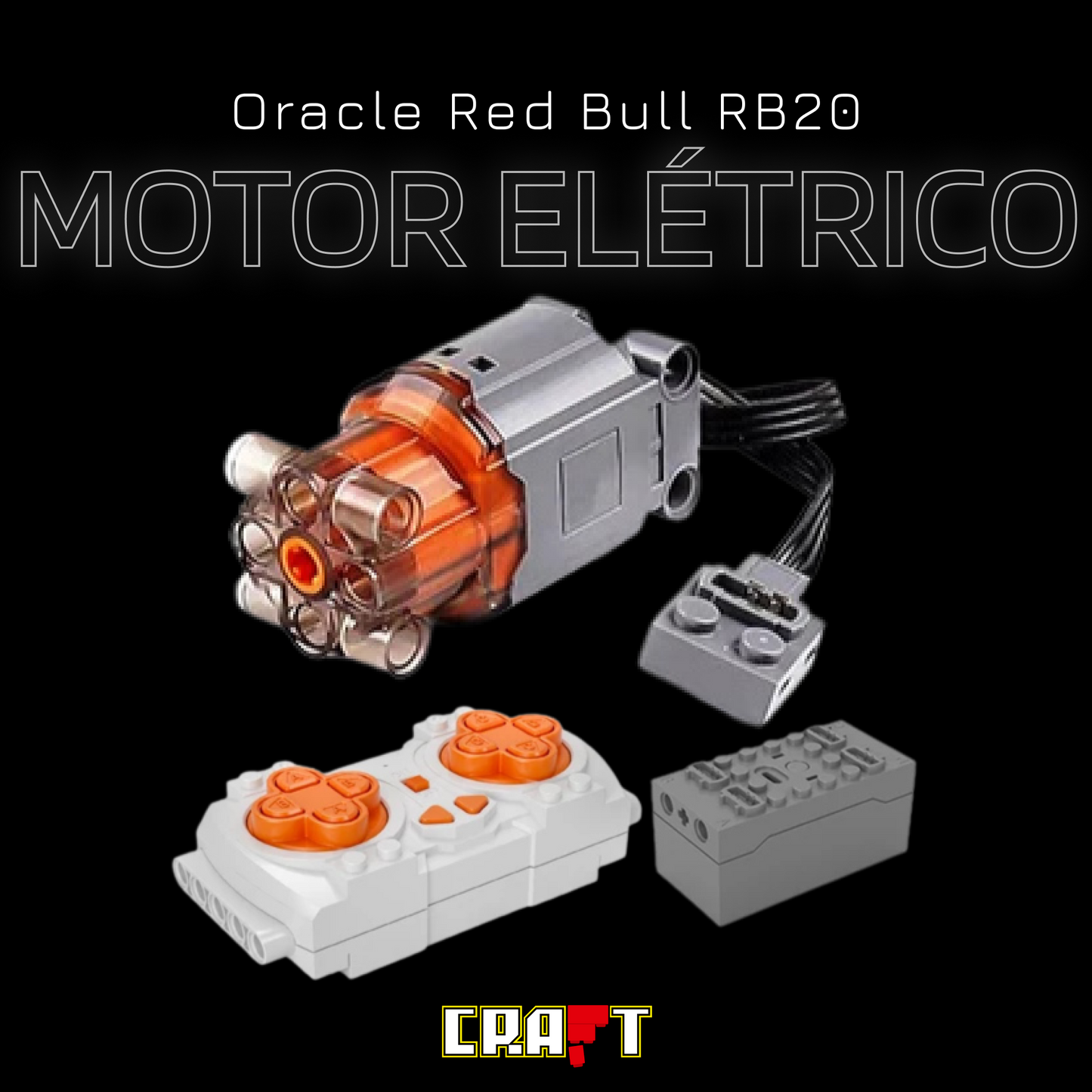 Kit de Motores Elétricos para Fórmula 1 - Redbull RB20 Oracle
