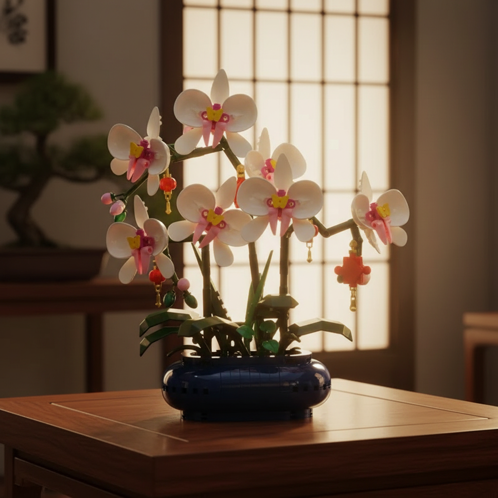 Orquídea Phalaenopsis em Vaso (587 peças)