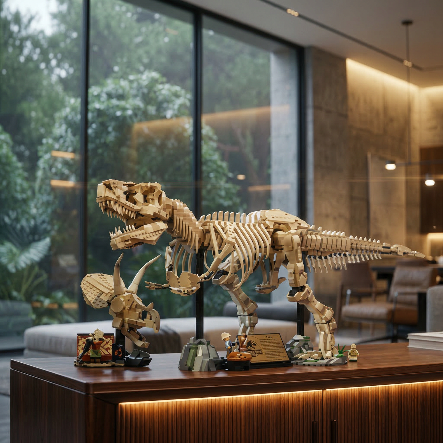 Fóssil do Tiranossauro Rex - Jurassic Park (3145 peças)