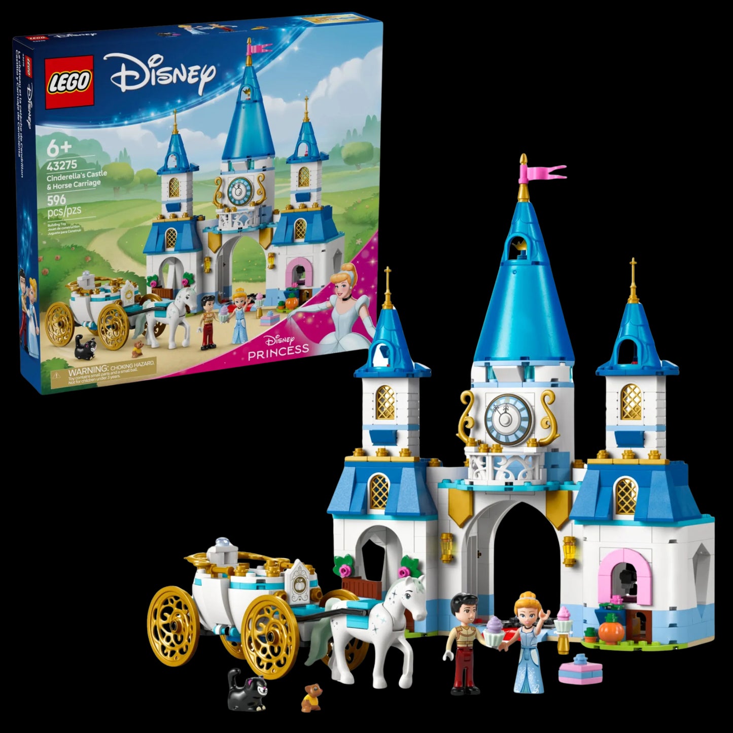 Castelo da Cinderela - Disney Princess (596 peças)