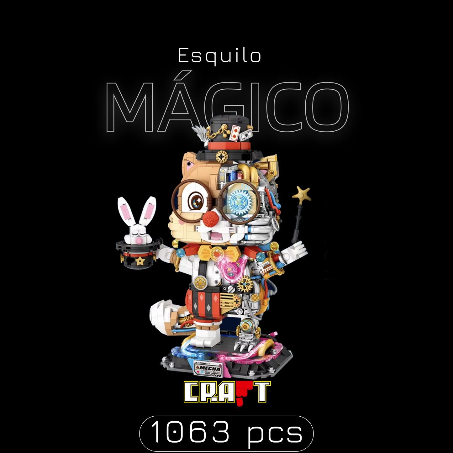 Esquilo Mágico (1063 peças)