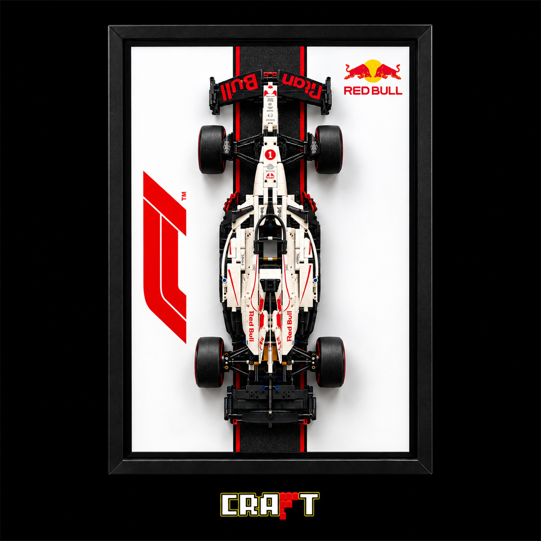 Quadro para Fórmula 1 - Max Verstappen RB21 com listra