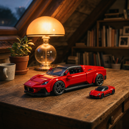 Hot Wheels Maserati MC20 (250 pcs) — 01 ambiente escritorio sotao