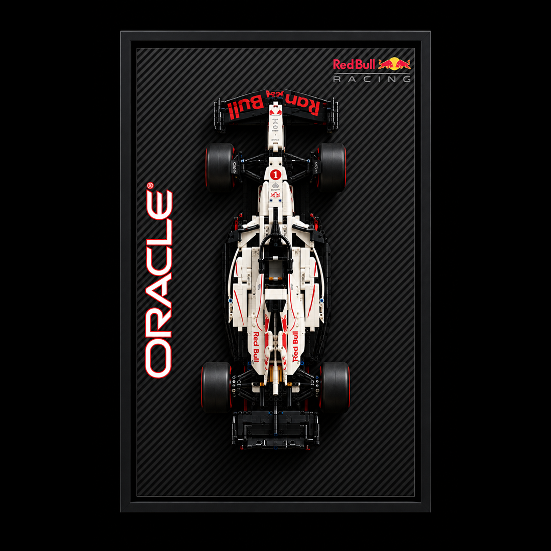 Quadro para Fórmula 1 - Max Verstappen RB21 preto