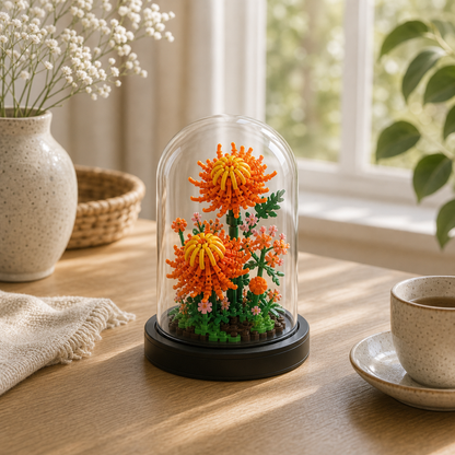 redoma-de-crisantemos-laranja-20260527-223006-03 sunroom escandinavo