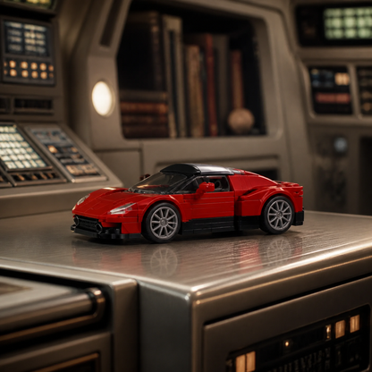 Hot Wheels Maserati MC20 (250 pcs) — 02 ambiente cockpit retro