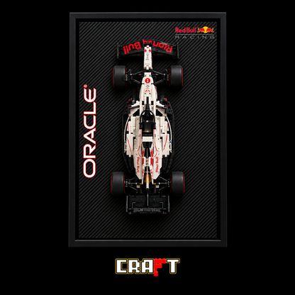 Quadro para Fórmula 1 - Max Verstappen RB21 preto