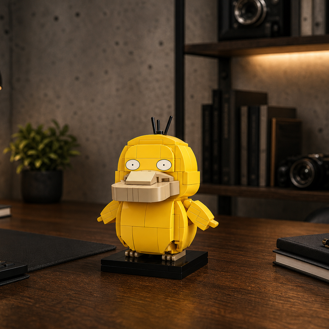 Compre Junto Pikachu + Psyduck - Psyduck em blocos em escritorio moderno