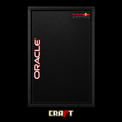 Quadro para Fórmula 1 - Max Verstappen RB21 preto