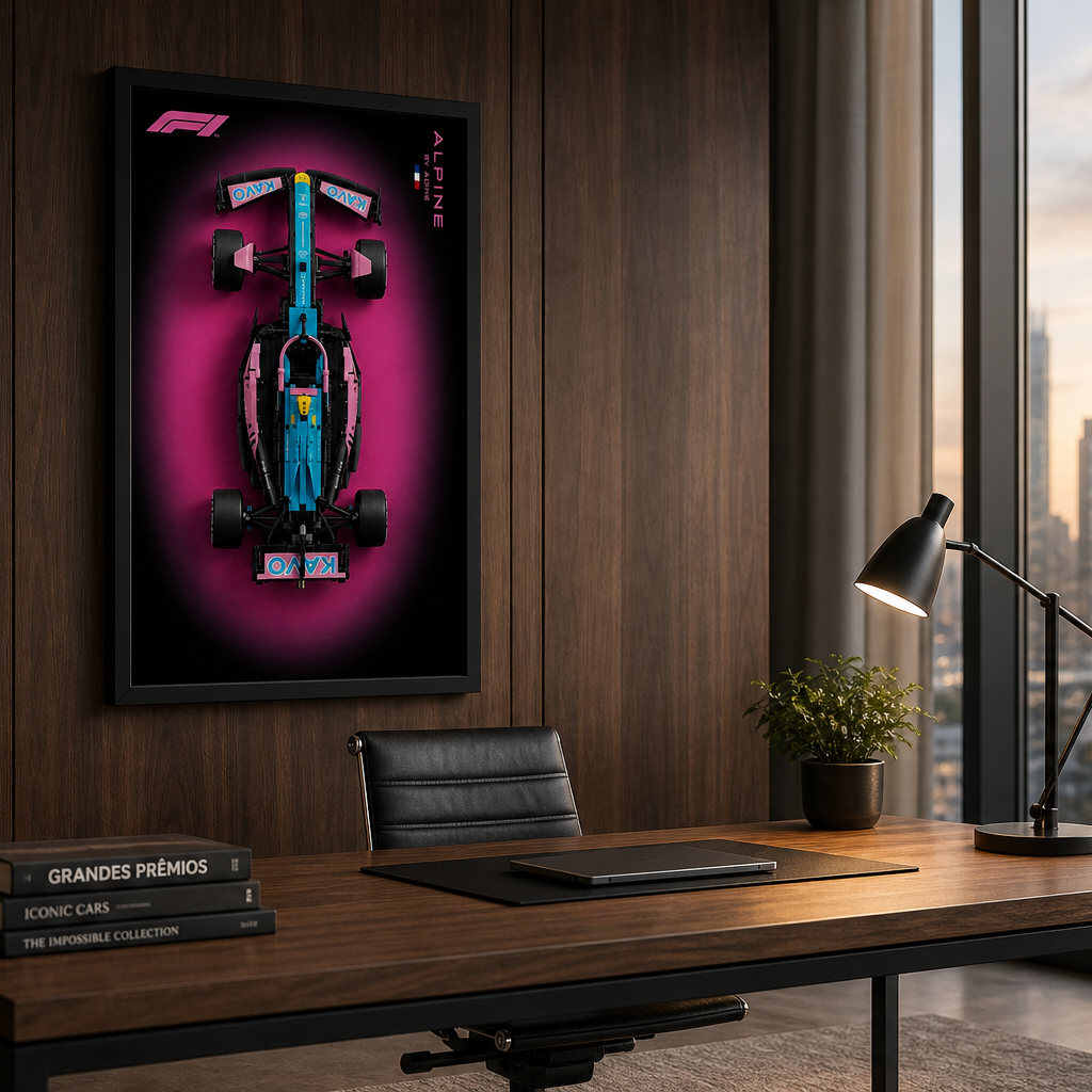 Quadro Fosco Para Alpine F1 BWT