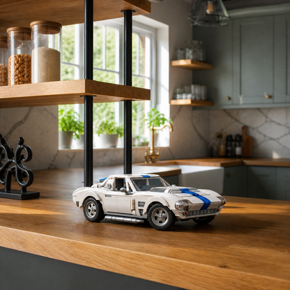 Hot Wheels Corvette Grand Sport (918 pcs) — 05 ambiente cozinha prateleiras