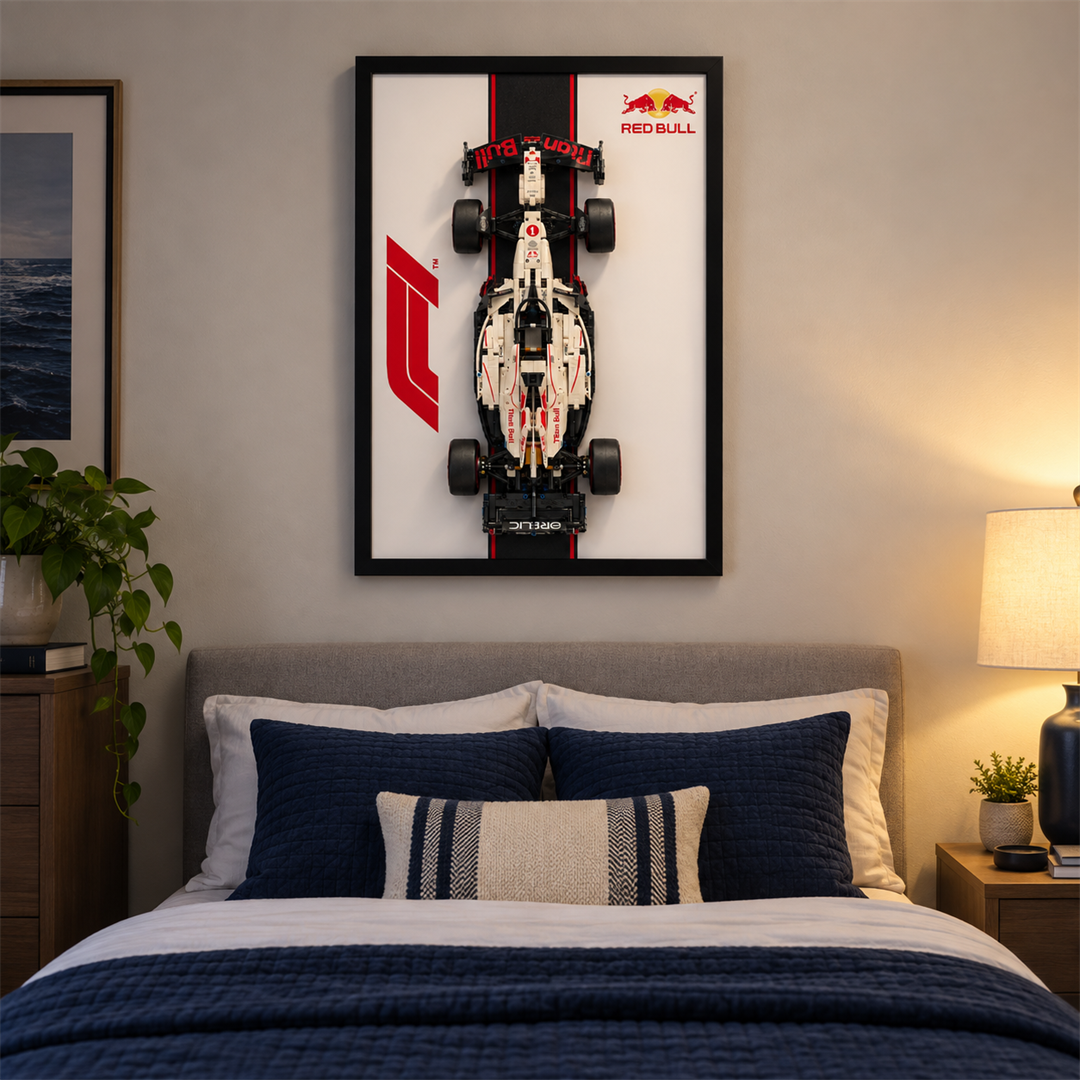 Quadro para Fórmula 1 - Max Verstappen RB21 com listra