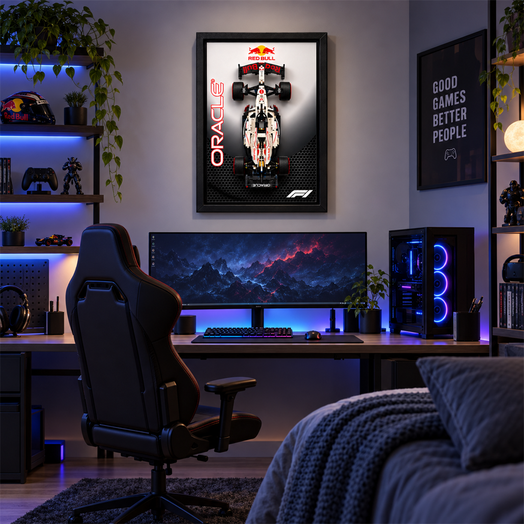 Quadro para Fórmula 1 - Max Verstappen RB21