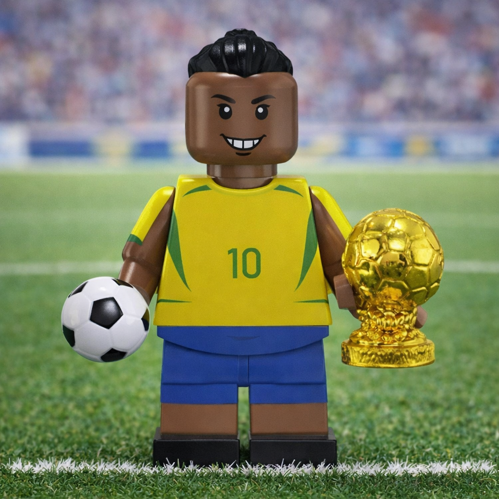 Mini-figuras: Maiores Jogadores de Futebol (20 jogadores)