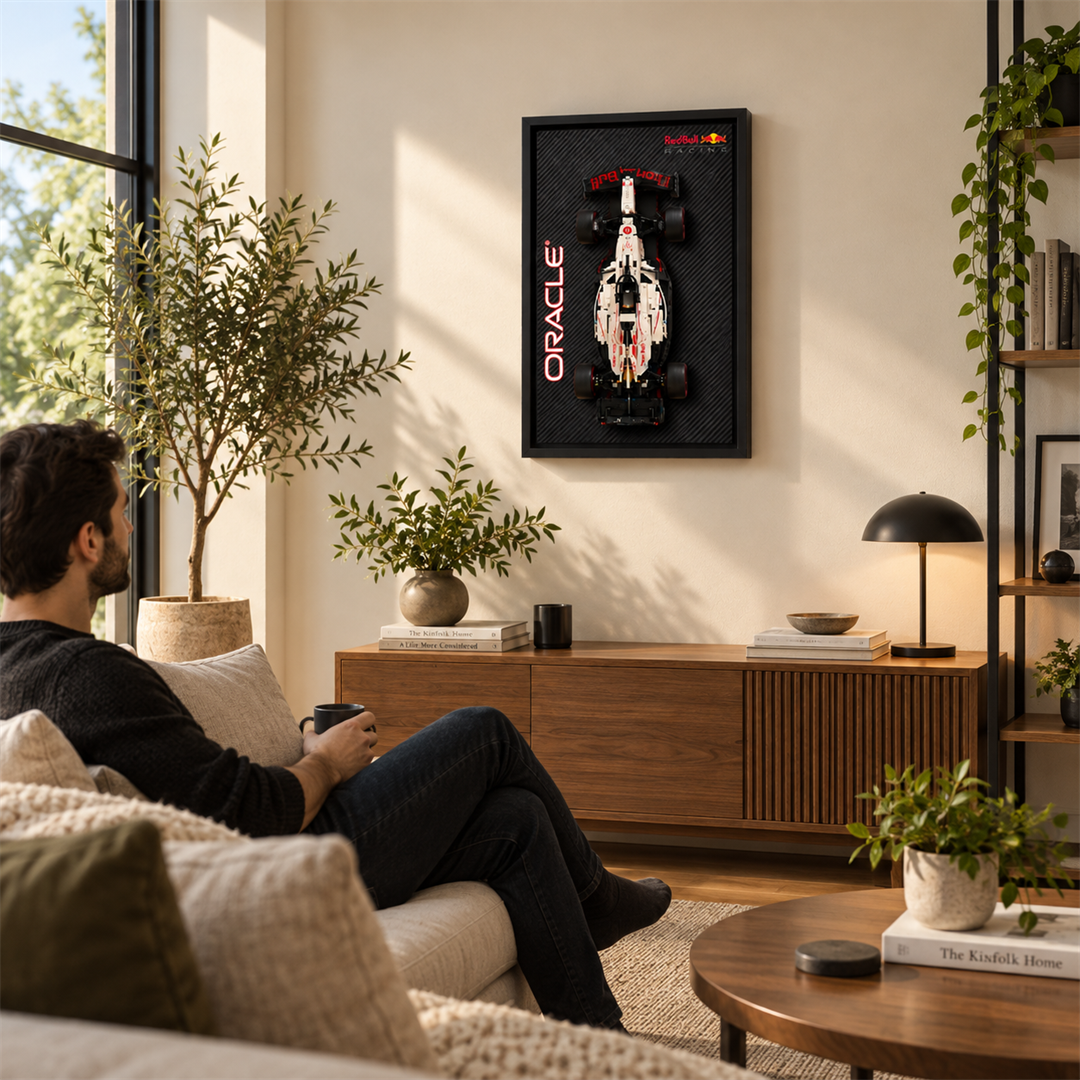 Quadro para Fórmula 1 - Max Verstappen RB21 preto