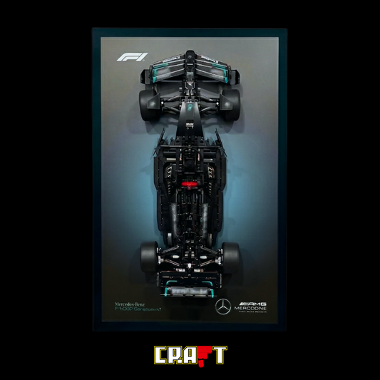 Compre Junto! Miniatura da Fórmula-1 Mercedes AMG W14 + Quadro Fosco