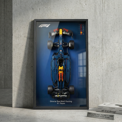 Compre Junto! Miniatura de Fórmula-1 Red Bull RB20 + Quadro Fosco