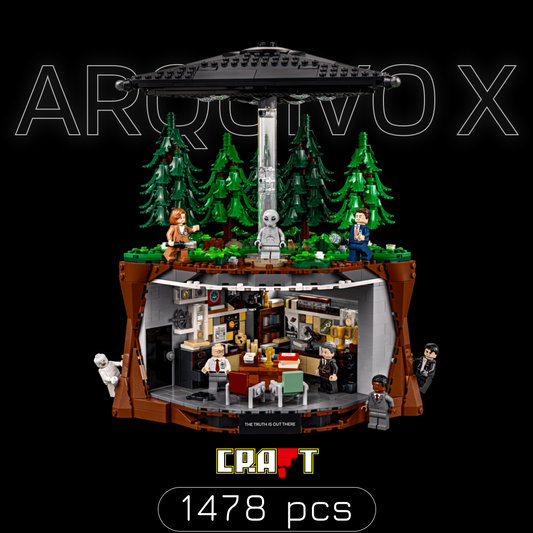 Capa aprovada do produto Arquivo X (1.478 peças).