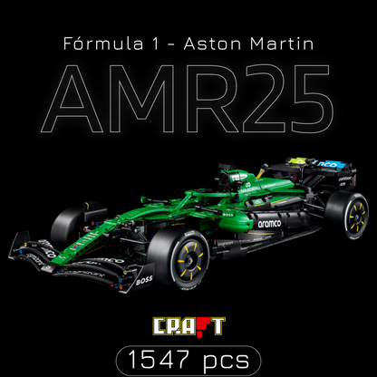 Fórmula 1 - Aston Martin AMR25 (1547 peças)