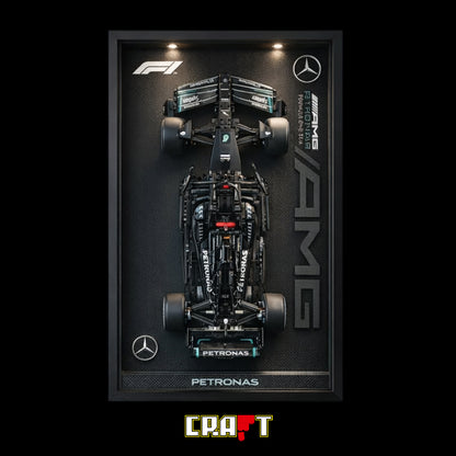 Quadro Fosco para a Fórmula-1 Mercedes-AMG W14