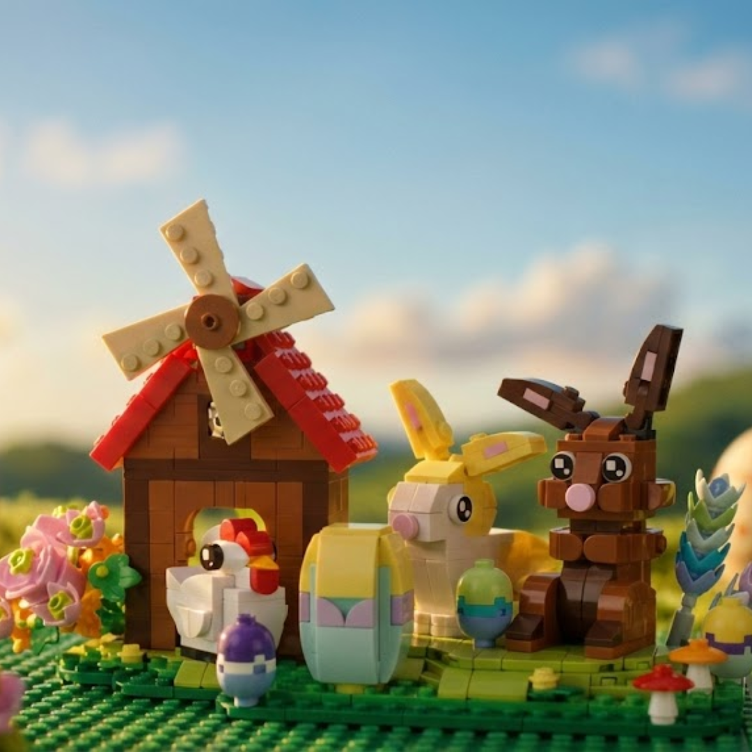 Mansão do Coelho da Páscoa (665 peças)