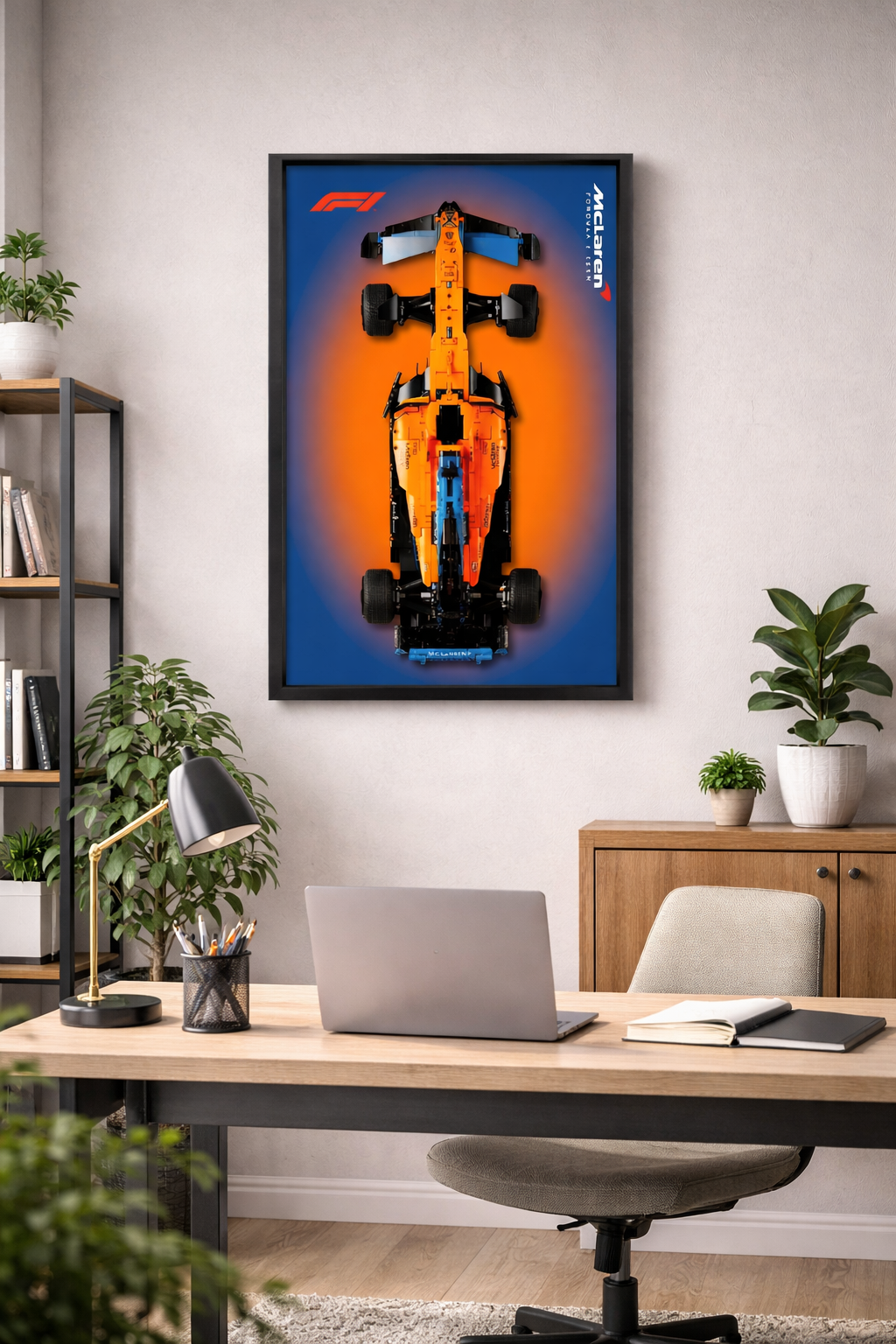 Quadro Fosco para a Fórmula-1 McLaren Team 2022
