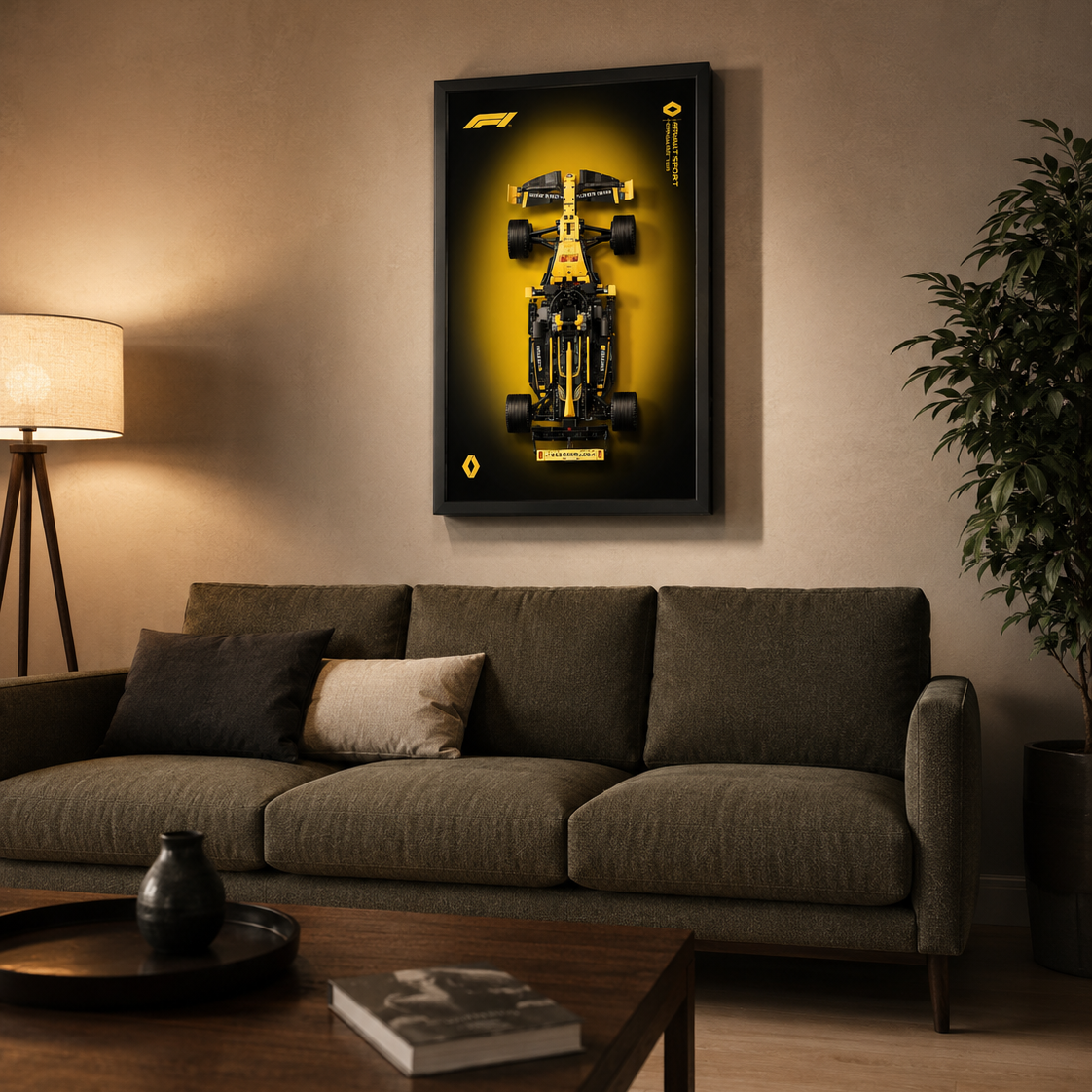 Quadro Fosco para a Fórmula-1 Renault