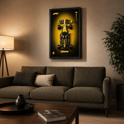 Quadro Fosco para a Fórmula-1 Renault
