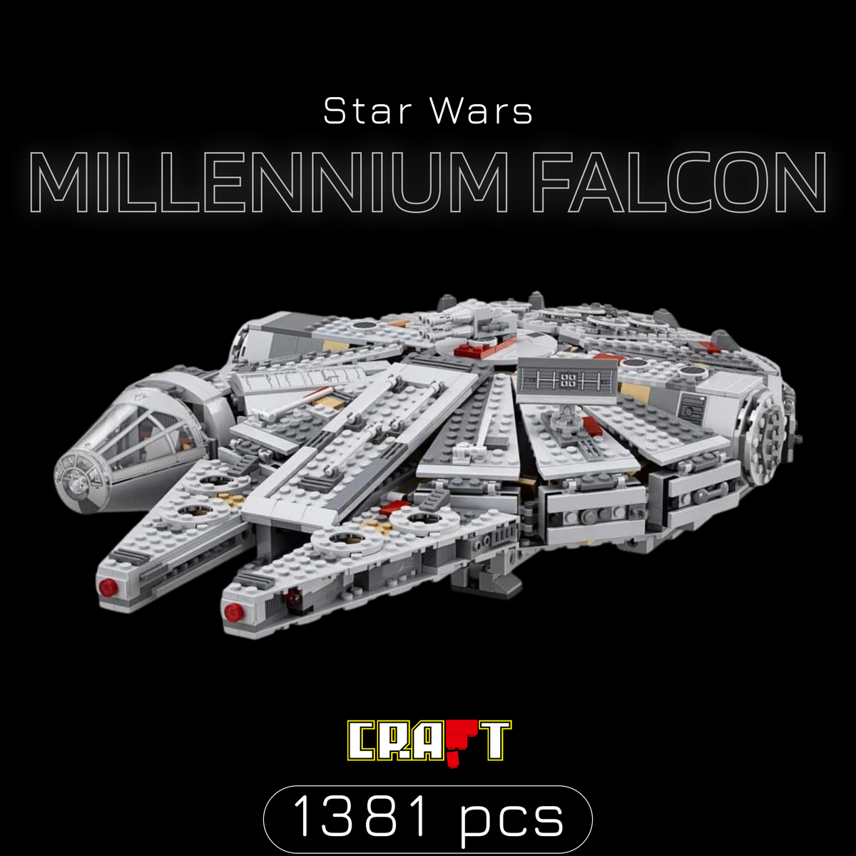 Star Wars - Millennium Falcon (1381 peças)