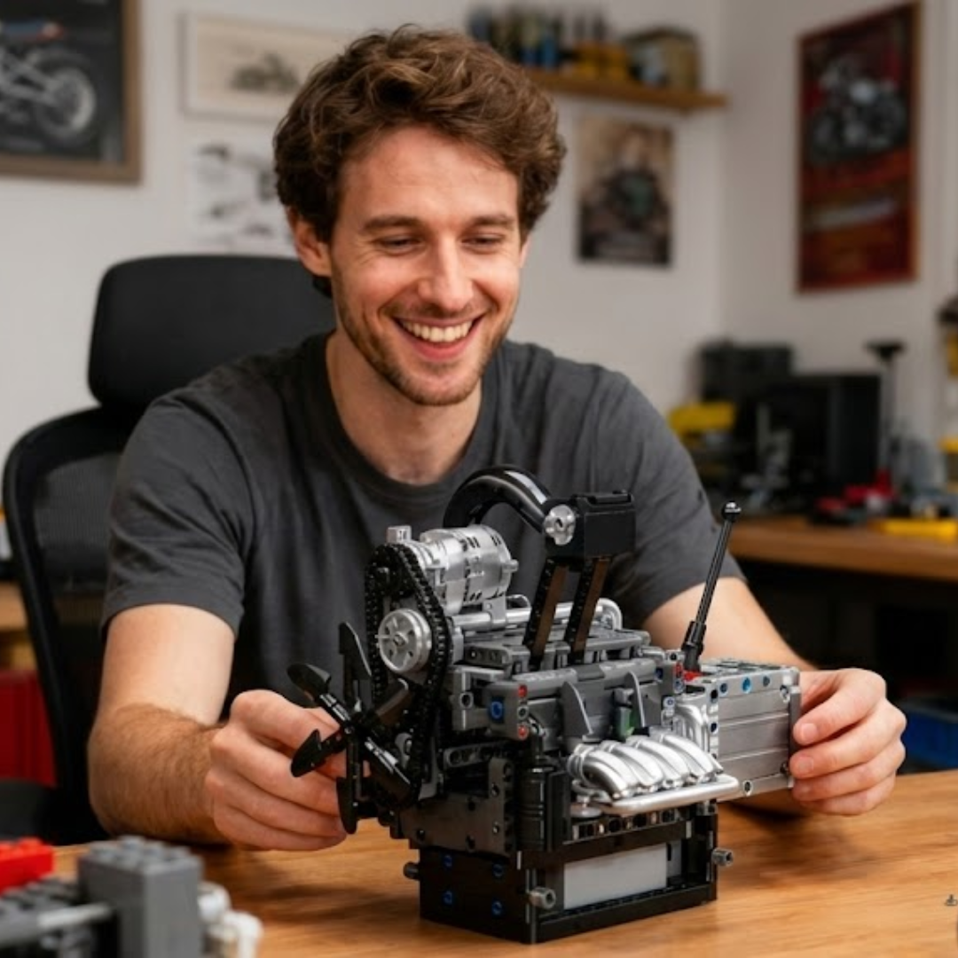 Lenda Rotativa Motorizada (1130 peças) - Brics Craft