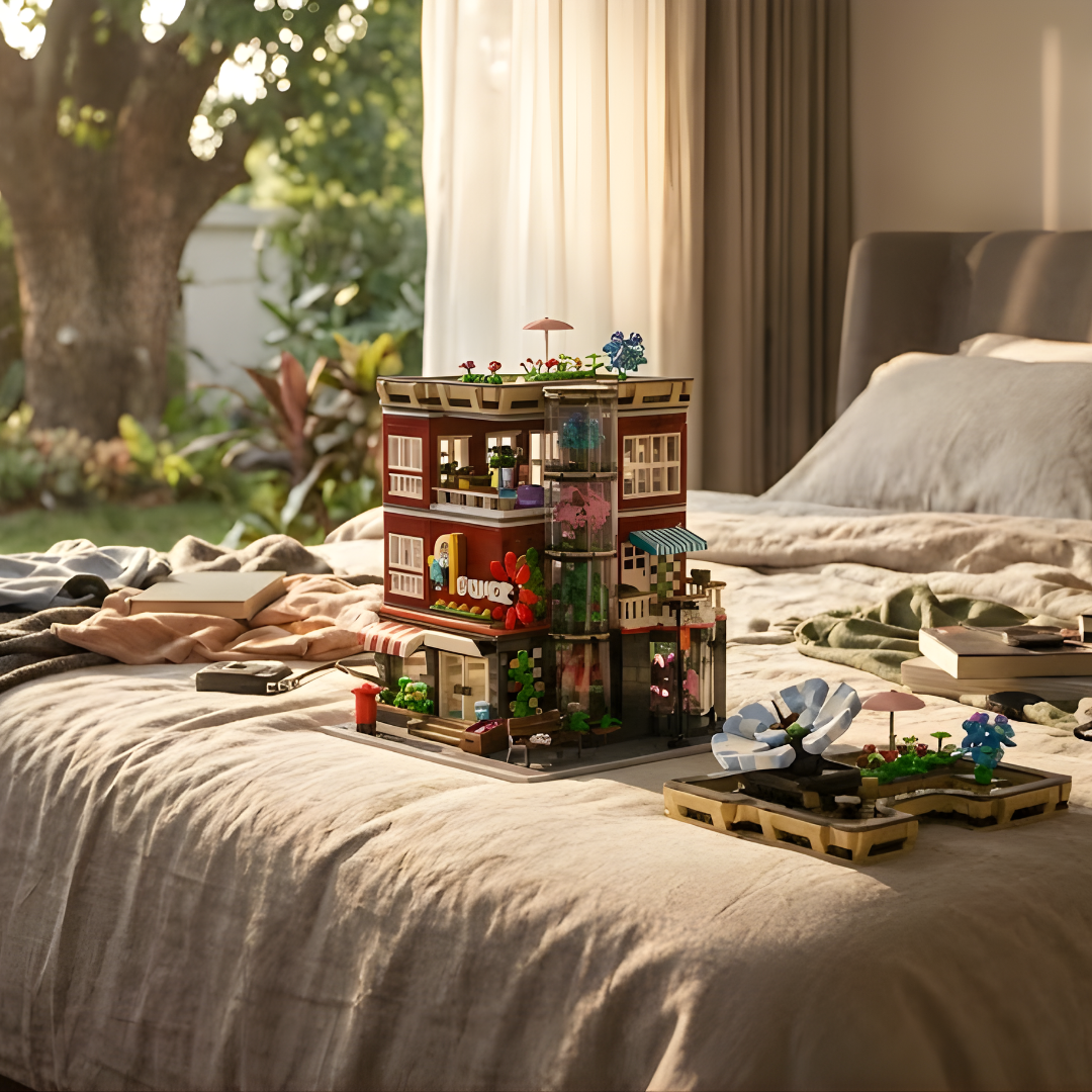 Floricultura NovaTown (2291 peças) - Brics Craft