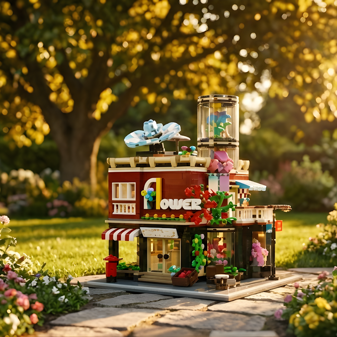 Floricultura NovaTown (2291 peças) - Brics Craft