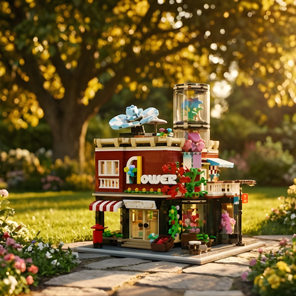Floricultura NovaTown (2291 peças) - Brics Craft