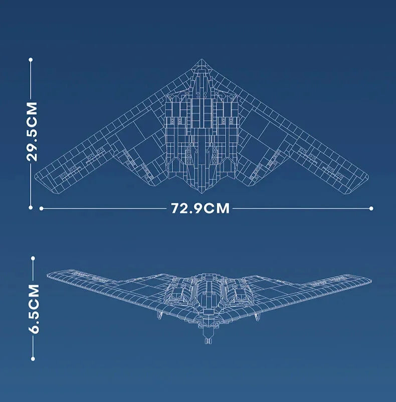 Bombardeiro B2 Spirit (2063 pçs)