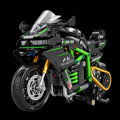 Compre Junto! Ducati V4 +Kawasaki Ninja H2R + Bugatti Diavel (2363 peças)