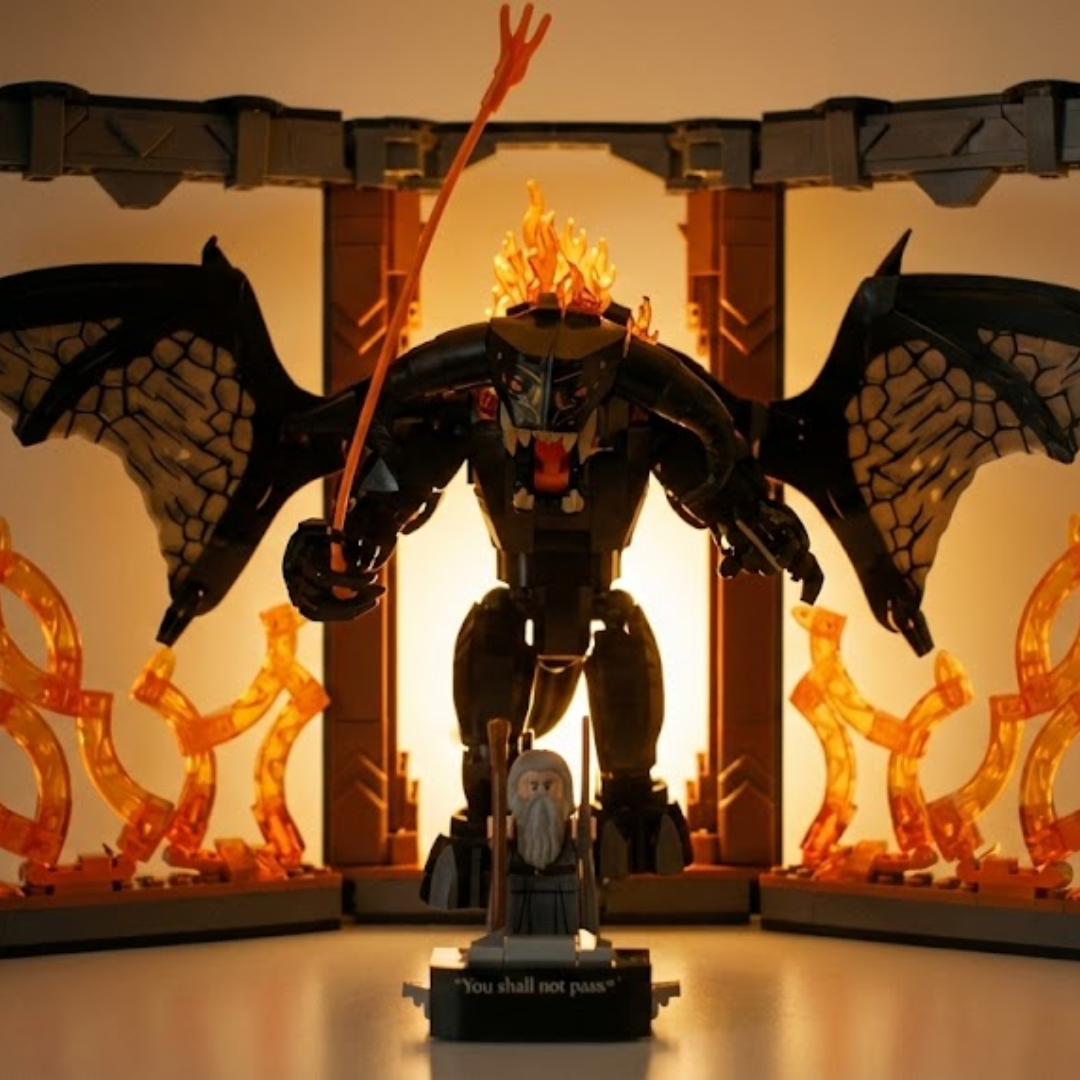 O Senhor dos Anéis Book Nook: Balrog (1201 peças)