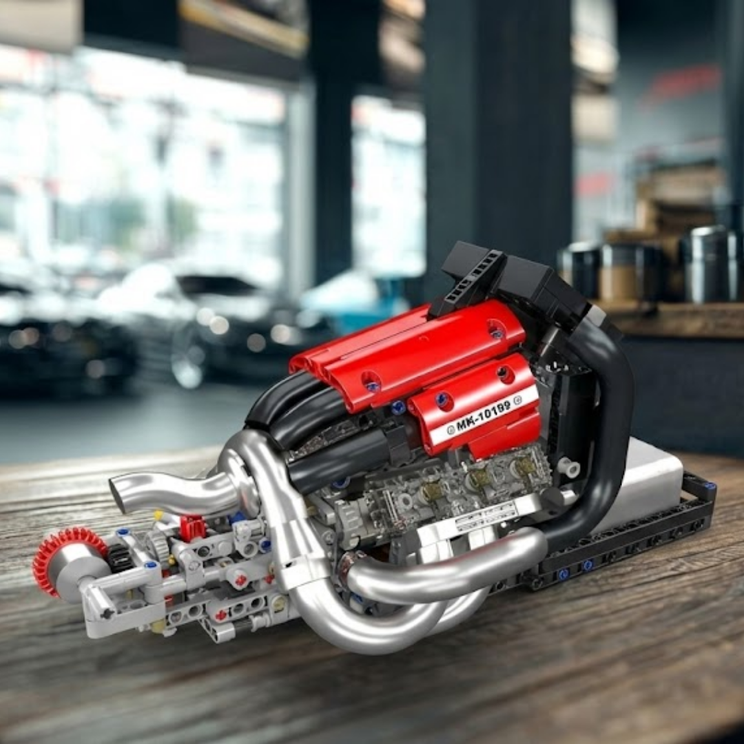 Motor V6 STR13 Motorizado (980 peças) - Brics Craft