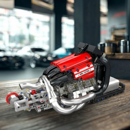 Motor V6 STR13 Motorizado (980 peças) - Brics Craft