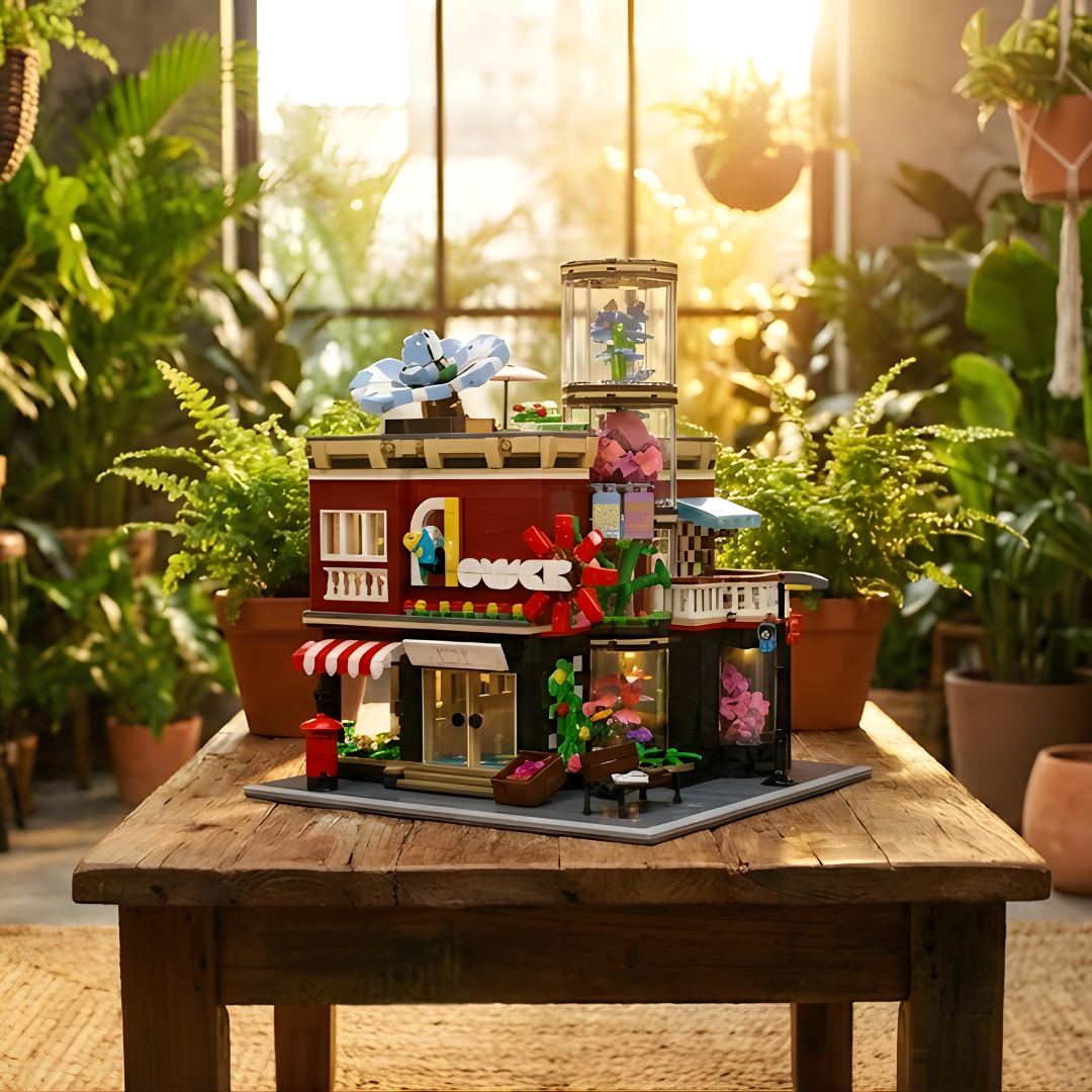 Floricultura NovaTown (2291 peças) - Brics Craft