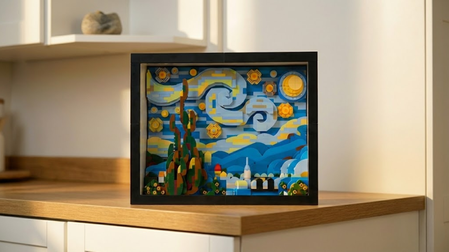 O Museu: A Noite Estrelada (1568 micro-peças)