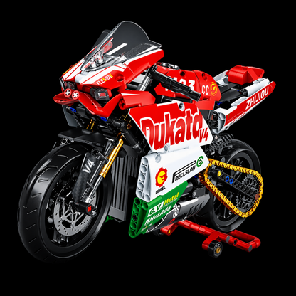 Compre Junto! Ducati V4 +Kawasaki Ninja H2R + Bugatti Diavel (2363 peças)