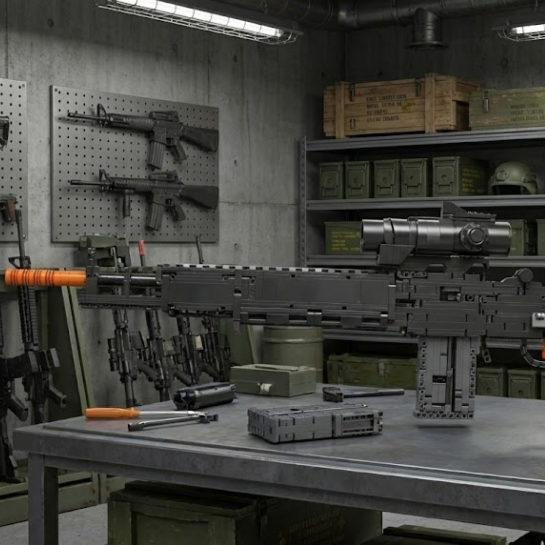Rifle Tático MK14 EBR (1656 peças) - Brics Craft