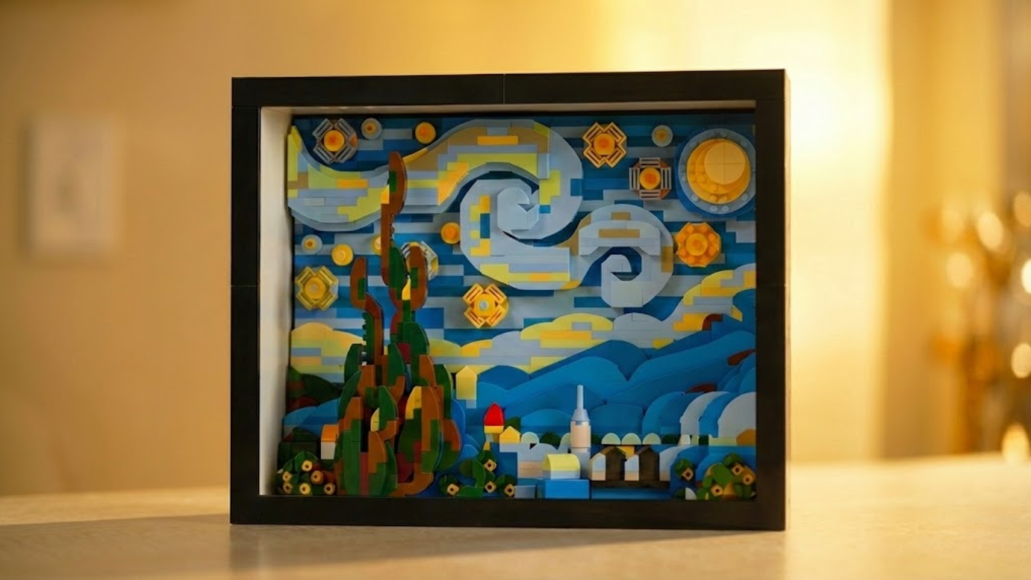 O Museu: A Noite Estrelada (1568 micro-peças)