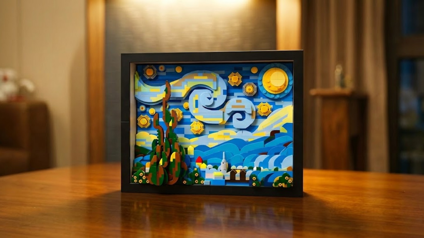 O Museu: A Noite Estrelada (1568 micro-peças)