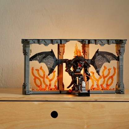O Senhor dos Anéis Book Nook: Balrog (1201 peças)